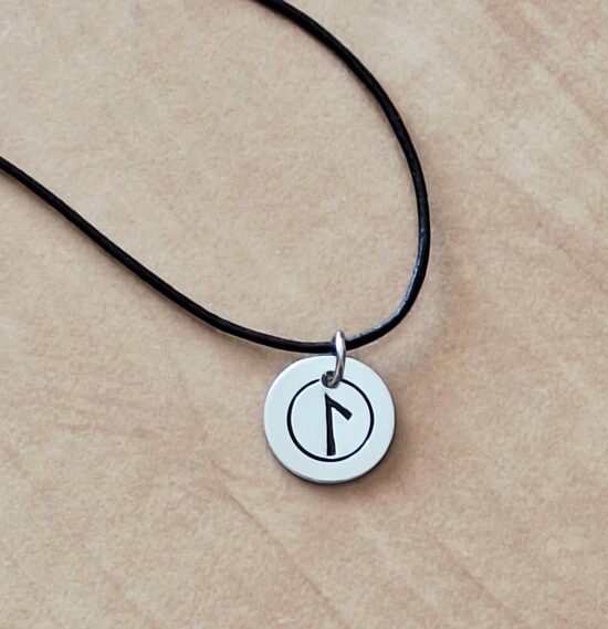 Kulons “LAGUZ” – intuīcijas amulets – 12mm – RUNE-21